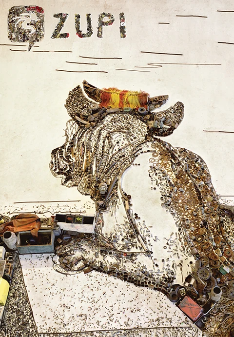 Zupi #03, capa de Vik Muniz