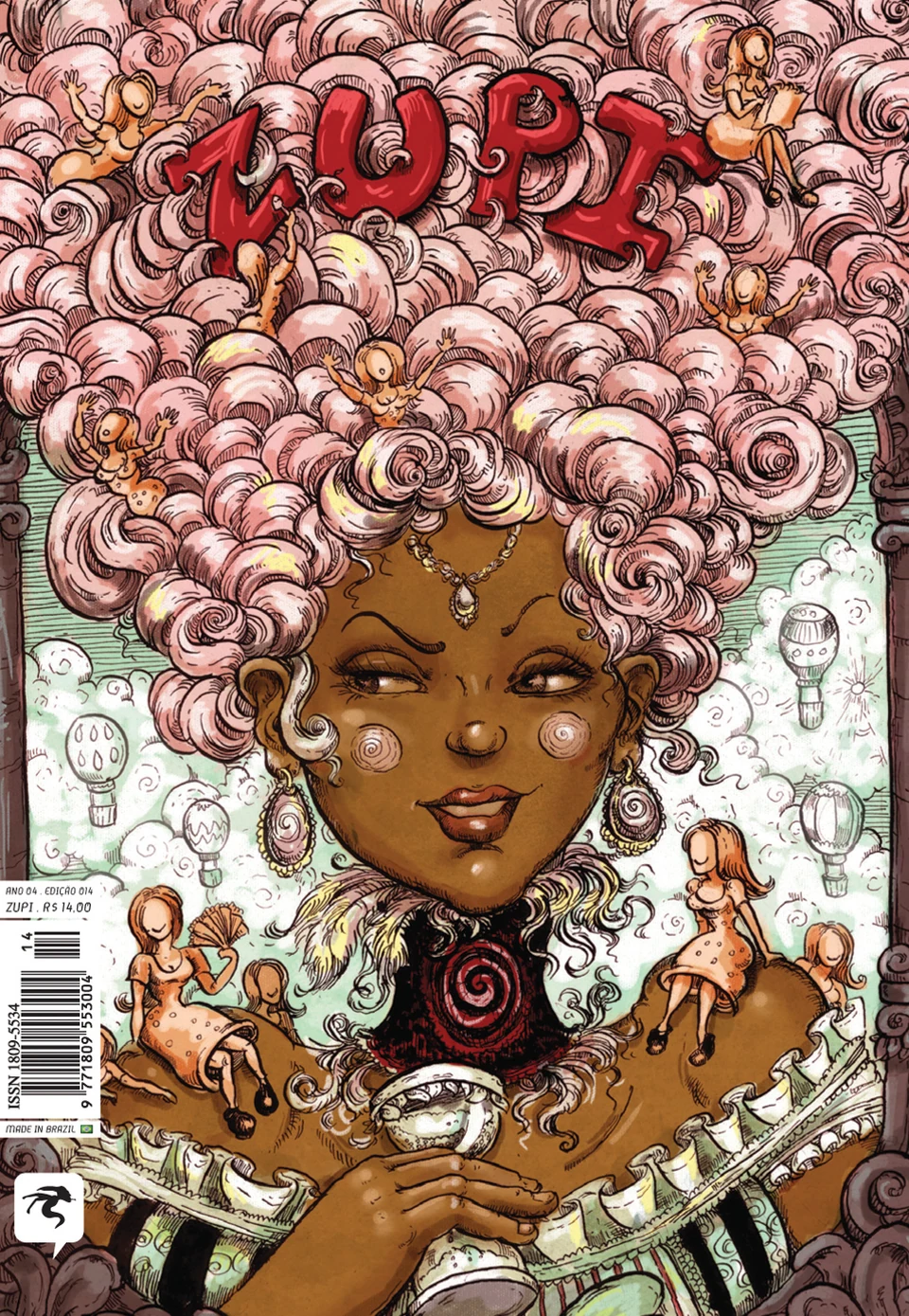Zupi #14, capa de Molly Crabapple