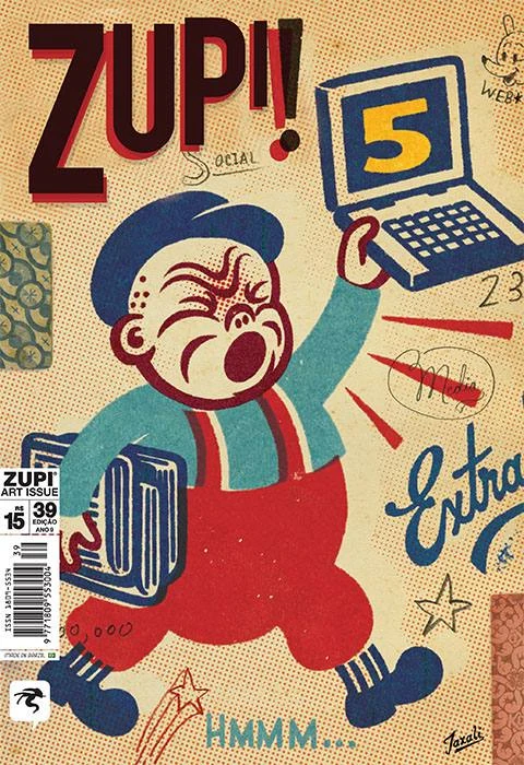 Zupi #39, capa de Gary Taxali