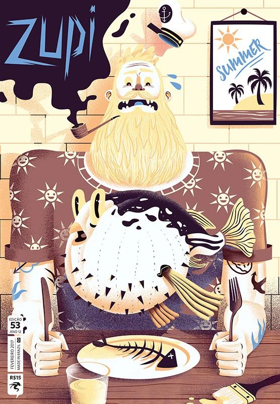 Zupi #53, capa de Pierre Kleinhouse