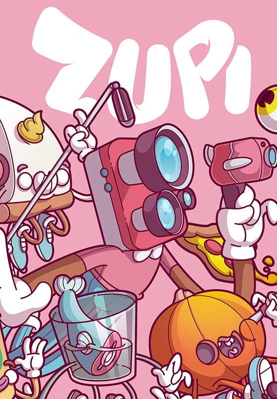 Zupi #63, capa de Matt Thunder Rocket