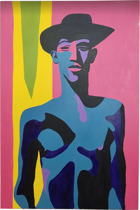Obra Sumano do Juaba de Luan Rodrigues (aka Kambo Art) & Kambô, Acrilica sobre Tela, 2024