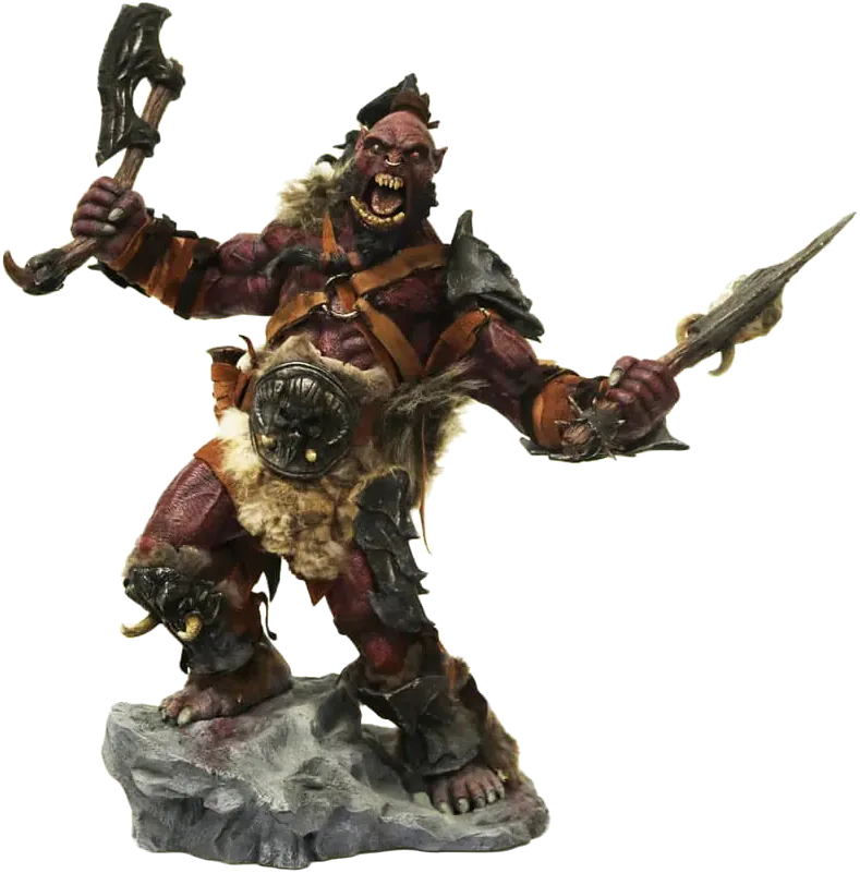 Obra Victory - Orc Warrior de Rick Fernandes, resina de poliuretano, pintura com tintas automotivas e acrílicas, 2011
