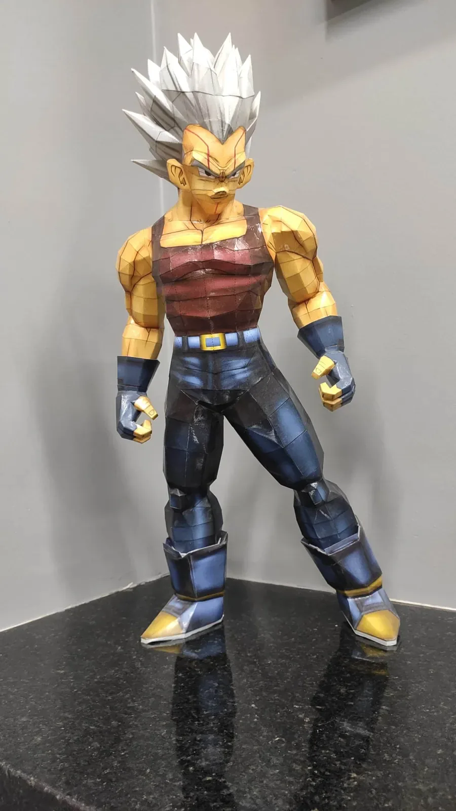 Obra Baby Vegeta de PaperArts - Wendel Gustavo De Oliveira Silva, Paper craft e impressão em papel 250g, 2019