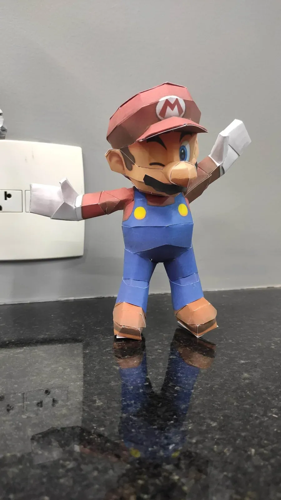 Obra Mário Bros de PaperArts - Wendel Gustavo De Oliveira Silva, Paper craft e impressão em papel 250g, 2022
