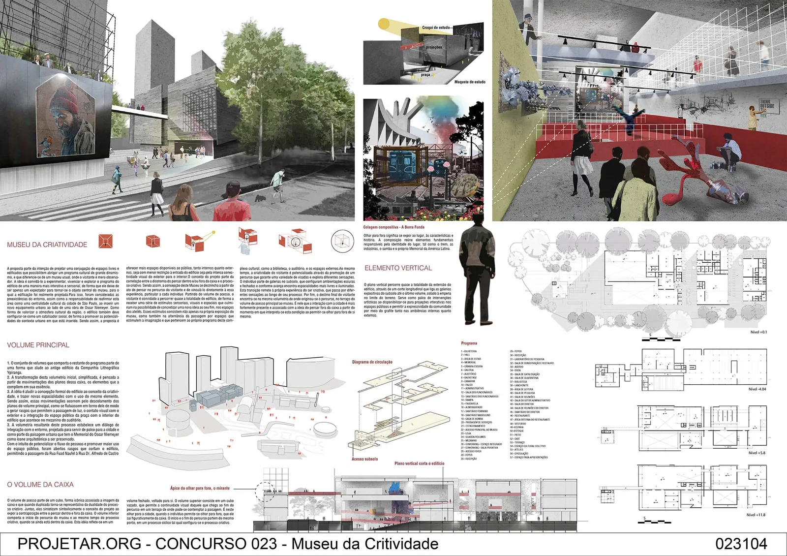 Museu da Criatividade - finalista MUC 6